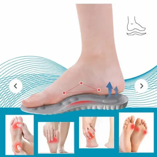 Semelles confort absorption chocs pour station debout prolongée